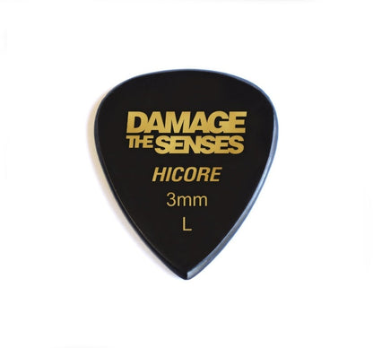 Acrylic Pick - Hi Core 3mm (Black) Damage The Senses