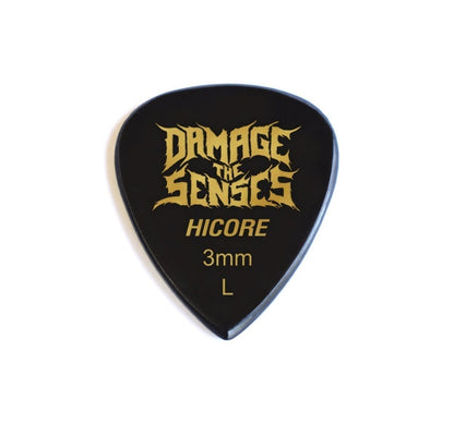 Acrylic Pick - Hi Core 3mm (Black) Damage The Senses