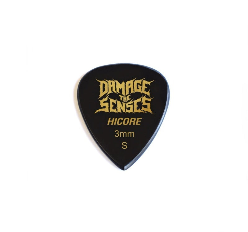 Acrylic Pick - Hi Core 3mm (Black) Damage The Senses