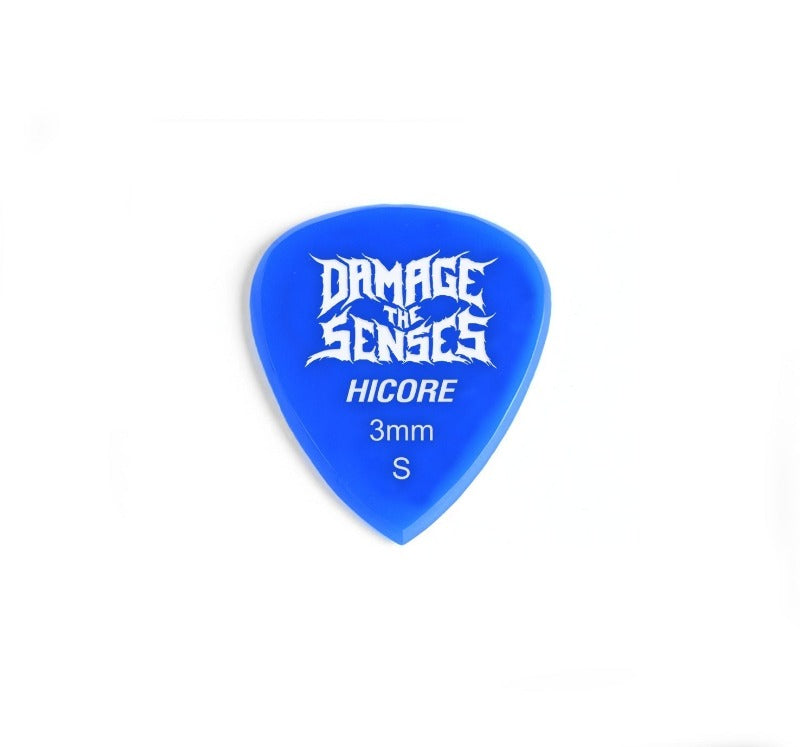 Acrylic Pick - Hi Core 3mm (Blue) Damage The Senses