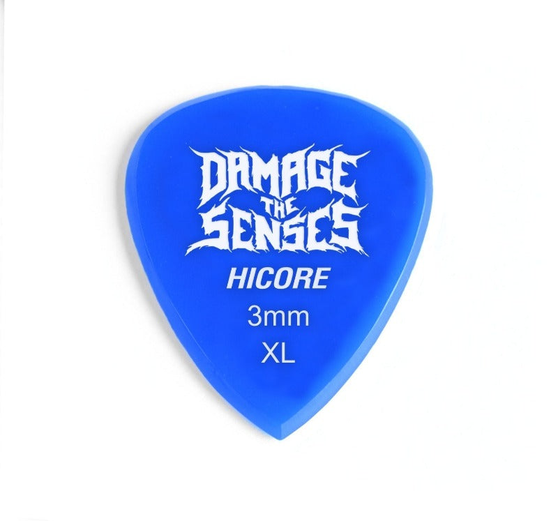 Acrylic Pick - Hi Core 3mm (Blue) Damage The Senses