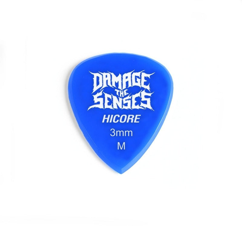 Acrylic Pick - Hi Core 3mm (Blue) Damage The Senses