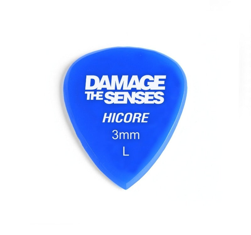 Acrylic Pick - Hi Core 3mm (Blue) Damage The Senses