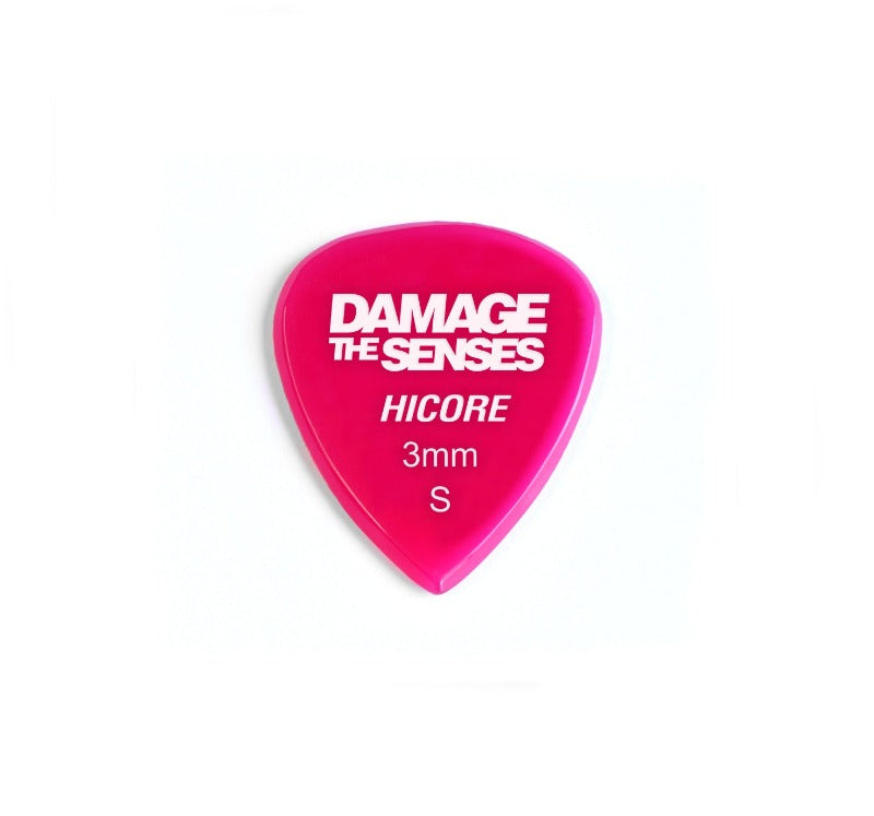 Acrylic Pick - Hi Core 3mm (Fuschia) Damage The Senses