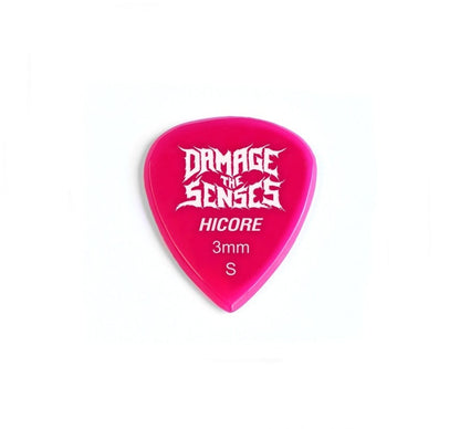 Acrylic Pick - Hi Core 3mm (Fuschia) Damage The Senses