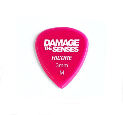 Acrylic Pick - Hi Core 3mm (Fuschia) Damage The Senses