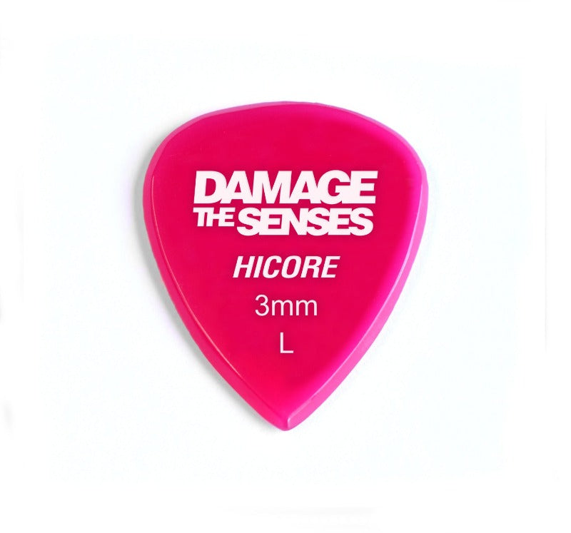 Acrylic Pick - Hi Core 3mm (Fuschia) Damage The Senses