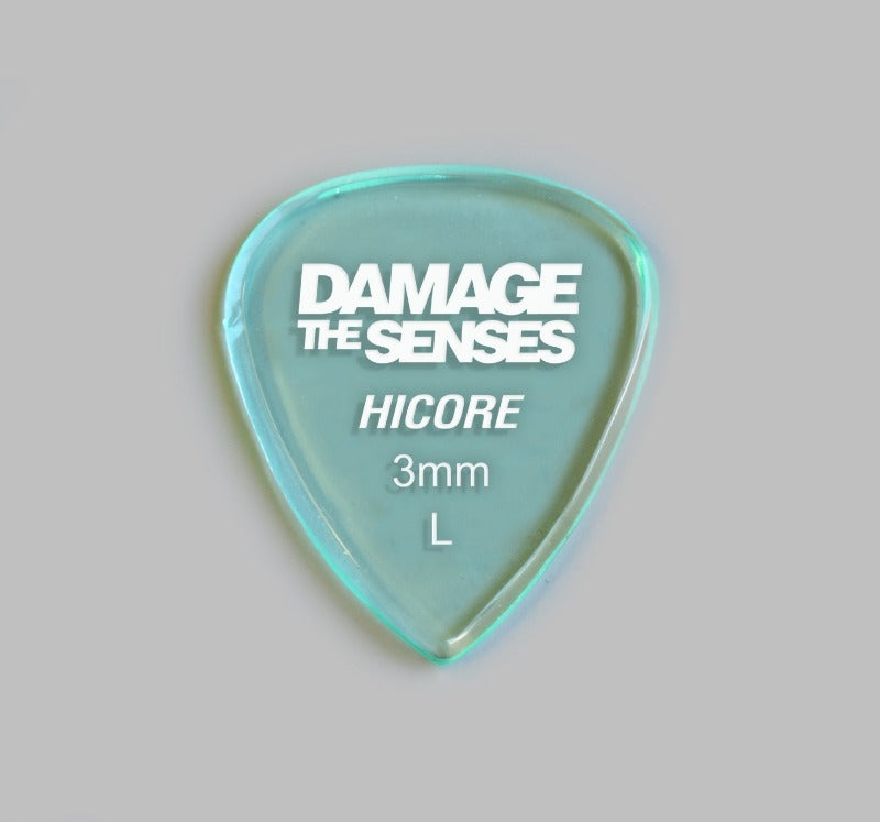 Acrylic Pick - Hi Core 3mm (Glass Green) Damage The Senses