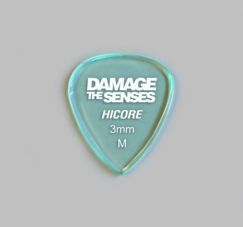 Acrylic Pick - Hi Core 3mm (Glass Green) Damage The Senses