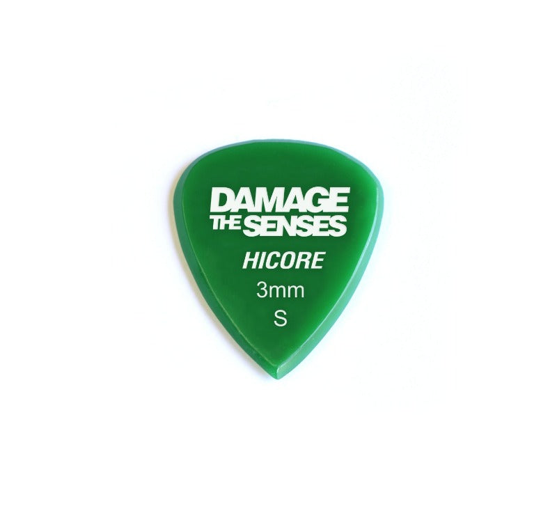 Acrylic Pick - Hi Core 3mm (Green) Damage The Senses