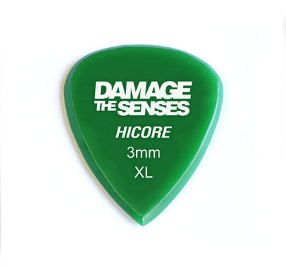 Acrylic Pick - Hi Core 3mm (Green) Damage The Senses