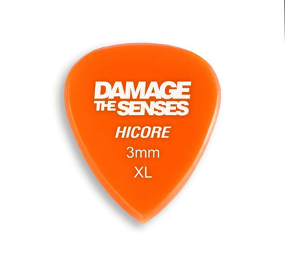 Acrylic Pick - Hi Core 3mm (Orange) Damage The Senses