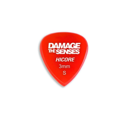 Acrylic Pick - Hi Core 3mm (Red) Damage The Senses