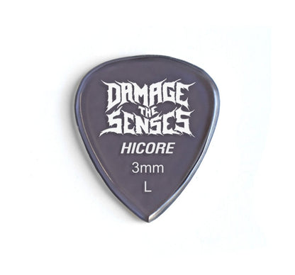 Acrylic Pick - Hi Core 3mm (Smokey Purple) Damage The Senses