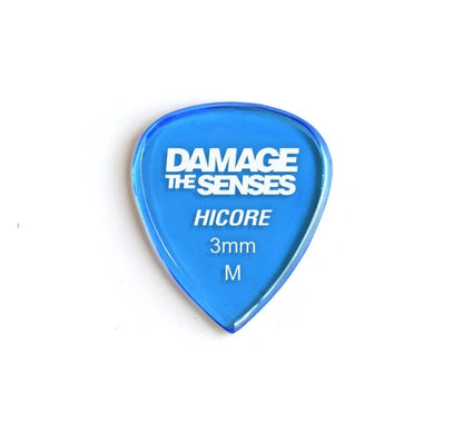 Acrylic Pick - Hi Core 3mm (Trans Blue) Damage The Senses