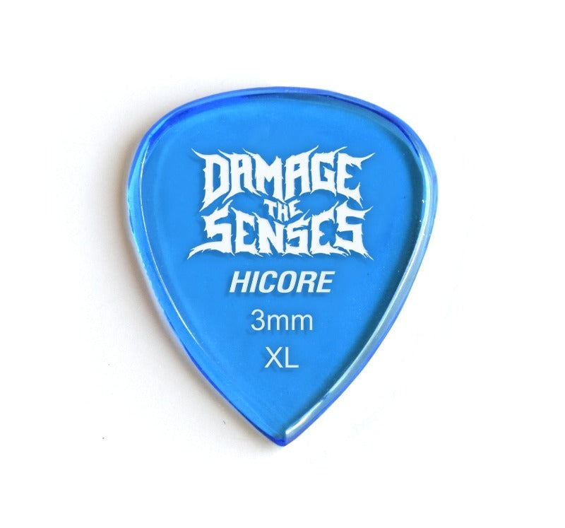 Acrylic Pick - Hi Core 3mm (Trans Blue) Damage The Senses