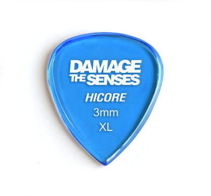 Acrylic Pick - Hi Core 3mm (Trans Blue) Damage The Senses