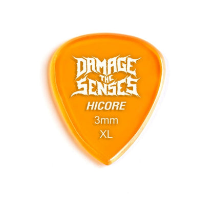 Acrylic Pick - Hi Core 3mm (Trans Orange) Damage The Senses