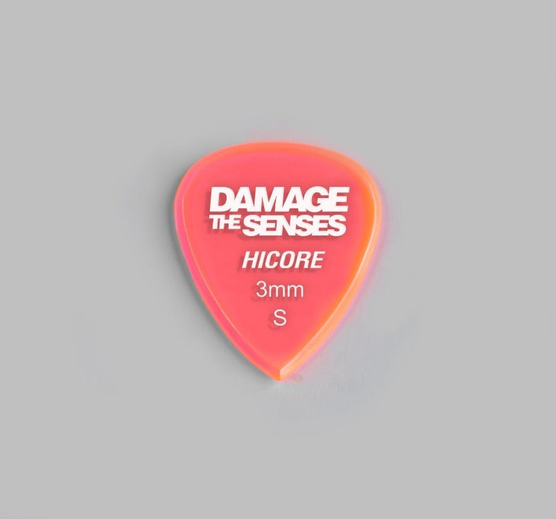 Acrylic Pick - Hi Core 3mm (Trans Pink) Damage The Senses