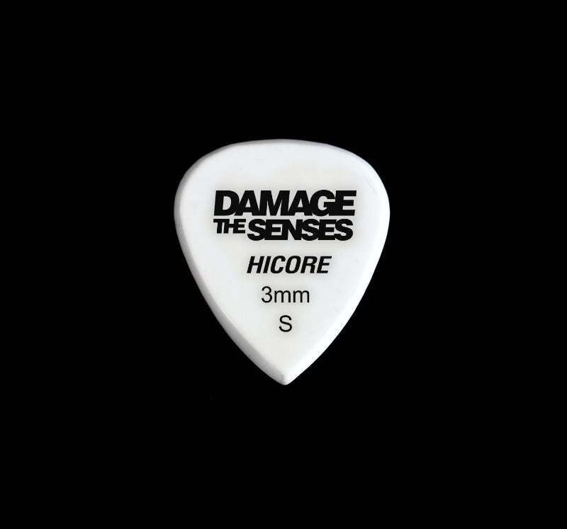 Acrylic Pick - Hi Core 3mm (White) Damage The Senses