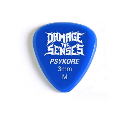 Acrylic Pick - Psykore 3mm (Blue) Damage The Senses