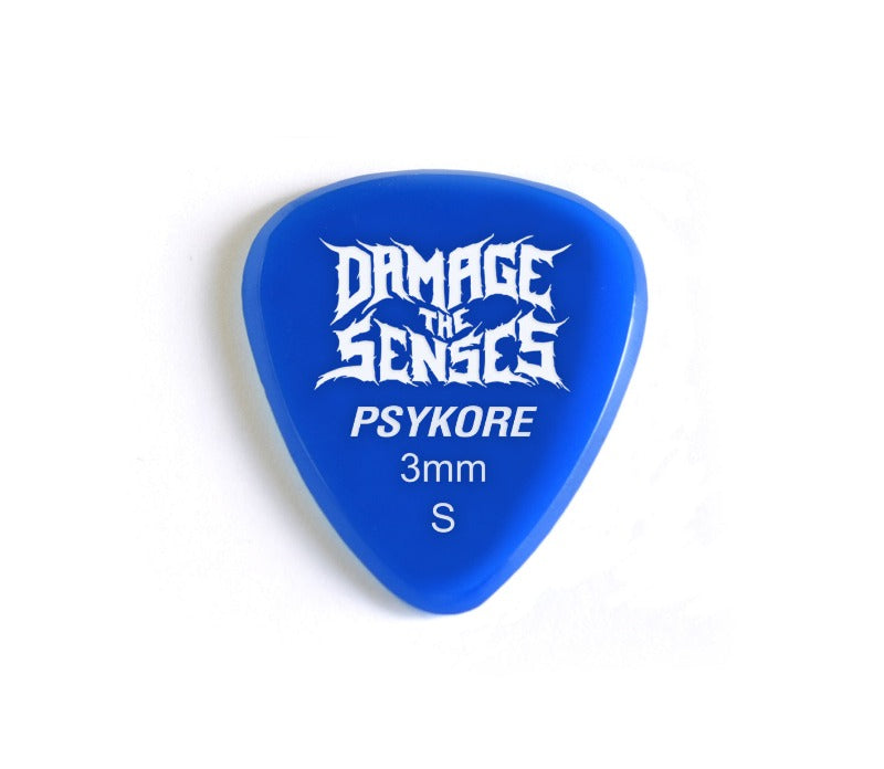 Acrylic Pick - Psykore 3mm (Blue) Damage The Senses