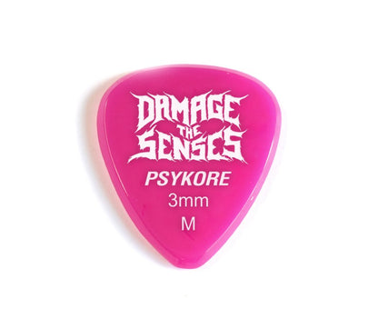 Acrylic Pick - Psykore 3mm (Fuschia) Damage The Senses