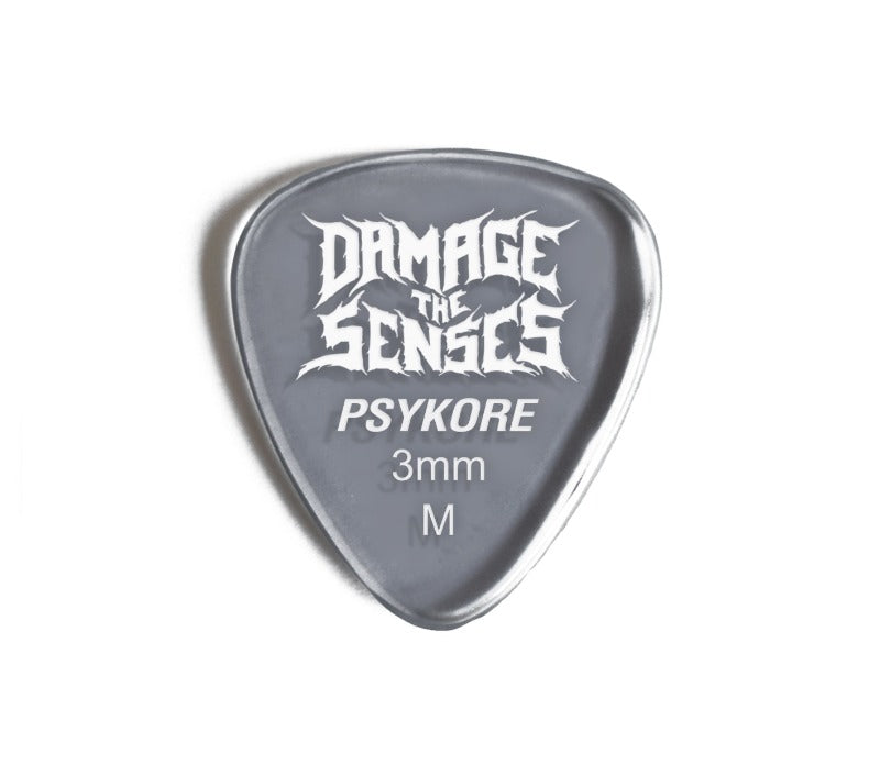 Acrylic Pick - Psykore 3mm (Smokey Purple) Damage The Senses