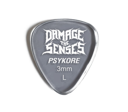 Acrylic Pick - Psykore 3mm (Smokey Purple) Damage The Senses