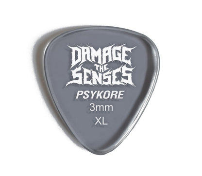 Acrylic Pick - Psykore 3mm (Smokey Purple) Damage The Senses