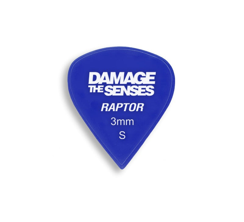 Acrylic Pick - Raptor 3mm (Blue) Damage The Senses