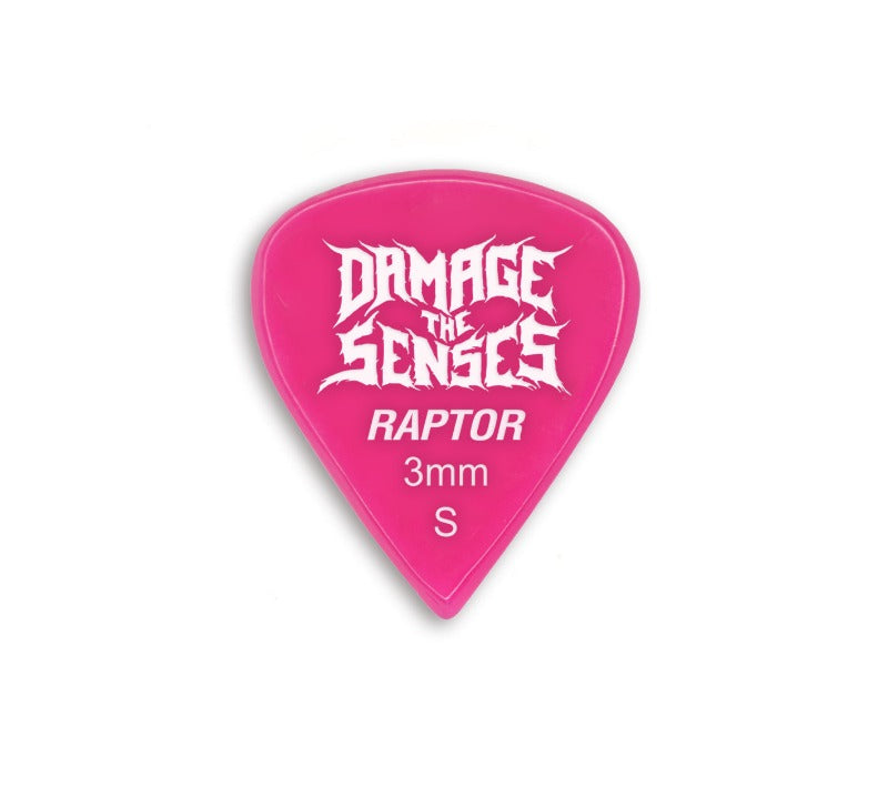 Acrylic Pick - Raptor 3mm (Fuschia) Damage The Senses