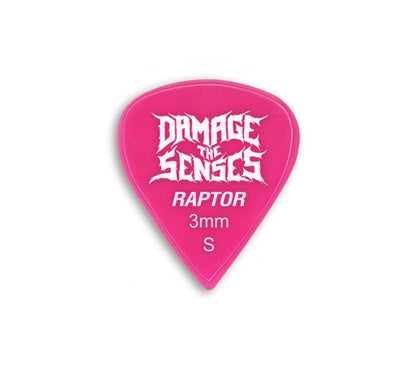 Acrylic Pick - Raptor 3mm (Fuschia) Damage The Senses