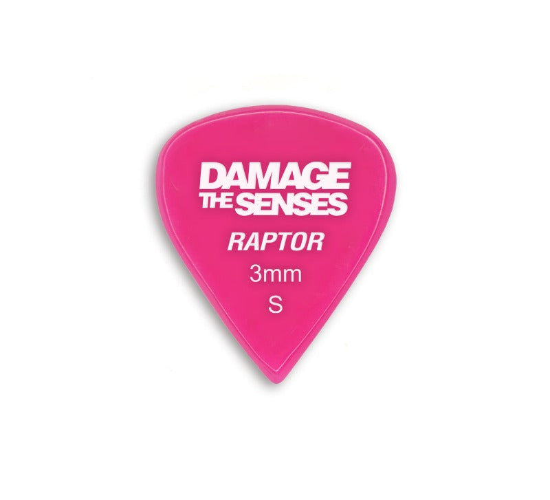 Acrylic Pick - Raptor 3mm (Fuschia) Damage The Senses