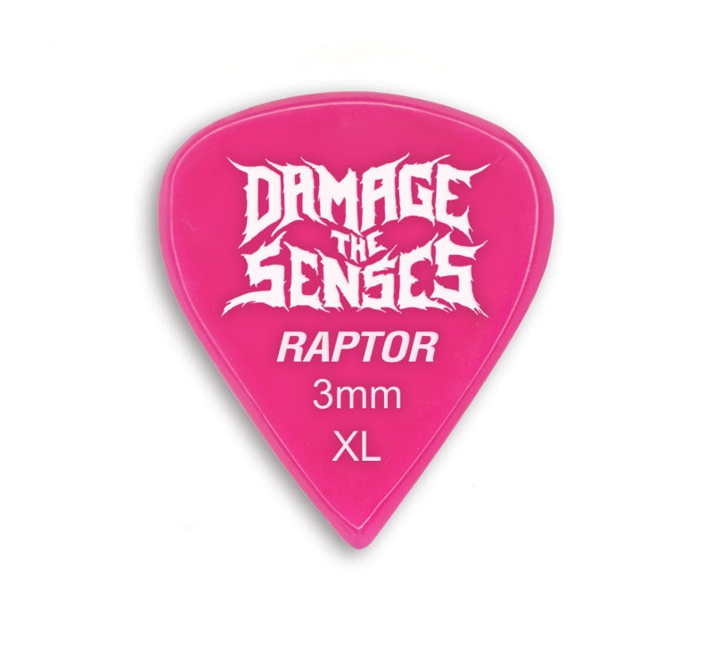 Acrylic Pick - Raptor 3mm (Fuschia) Damage The Senses