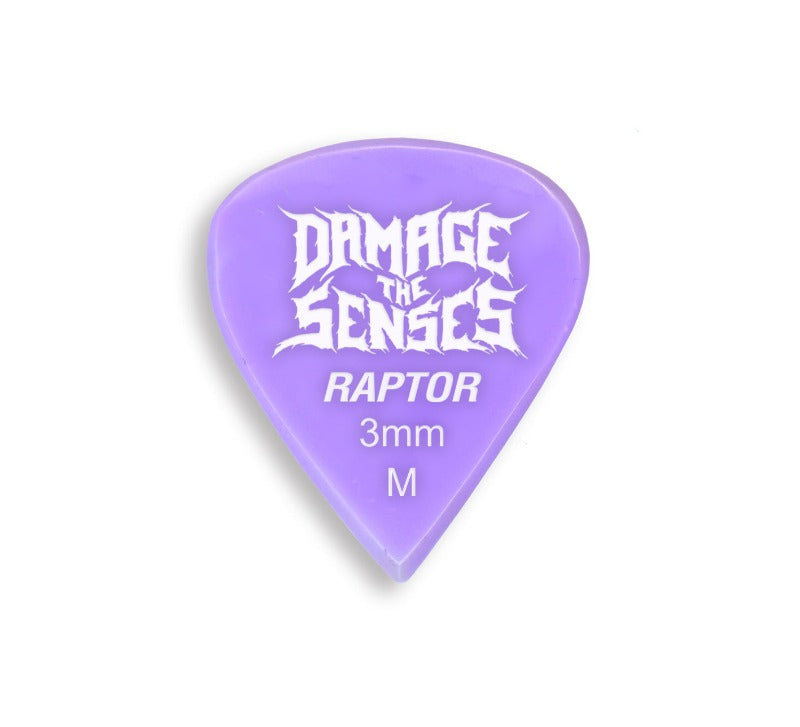 Acrylic Pick - Raptor 3mm (Lavender) Damage The Senses