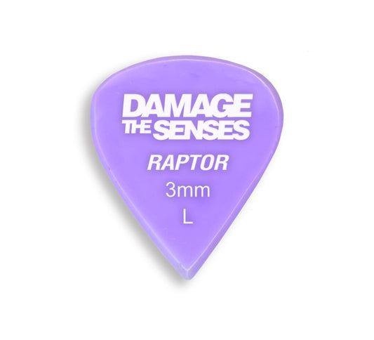 Acrylic Pick - Raptor 3mm (Lavender) Damage The Senses