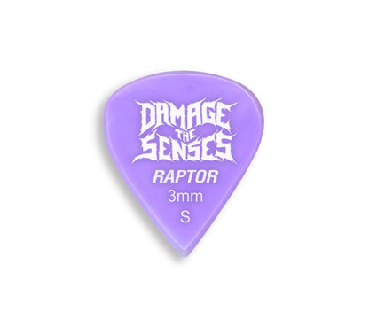 Acrylic Pick - Raptor 3mm (Lavender) Damage The Senses