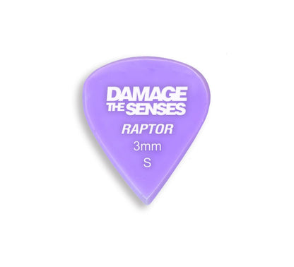 Acrylic Pick - Raptor 3mm (Lavender) Damage The Senses