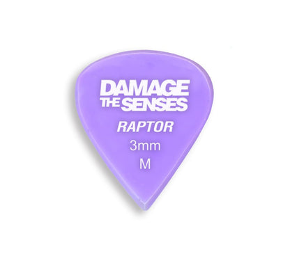 Acrylic Pick - Raptor 3mm (Lavender) Damage The Senses