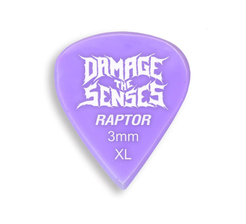 Acrylic Pick - Raptor 3mm (Lavender) Damage The Senses