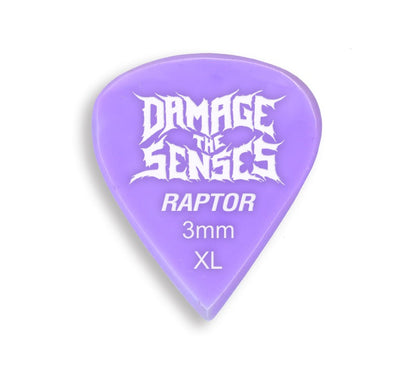 Acrylic Pick - Raptor 3mm (Lavender) Damage The Senses