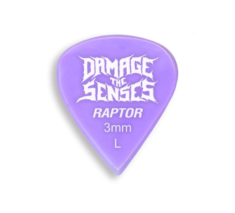 Acrylic Pick - Raptor 3mm (Lavender) Damage The Senses