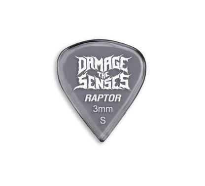 Acrylic Pick - Raptor 3mm (Smokey Purple) Damage The Senses