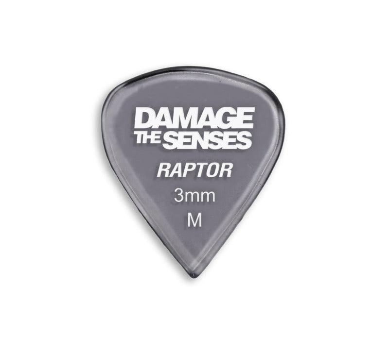 Acrylic Pick - Raptor 3mm (Smokey Purple) Damage The Senses