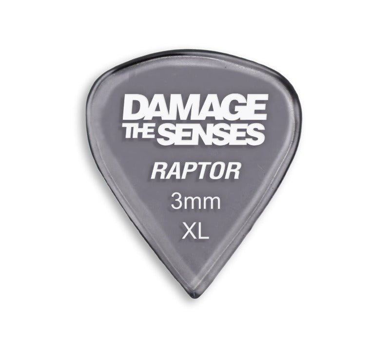 Acrylic Pick - Raptor 3mm (Smokey Purple) Damage The Senses