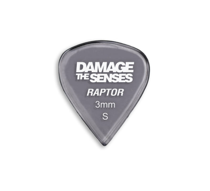 Acrylic Pick - Raptor 3mm (Smokey Purple) Damage The Senses