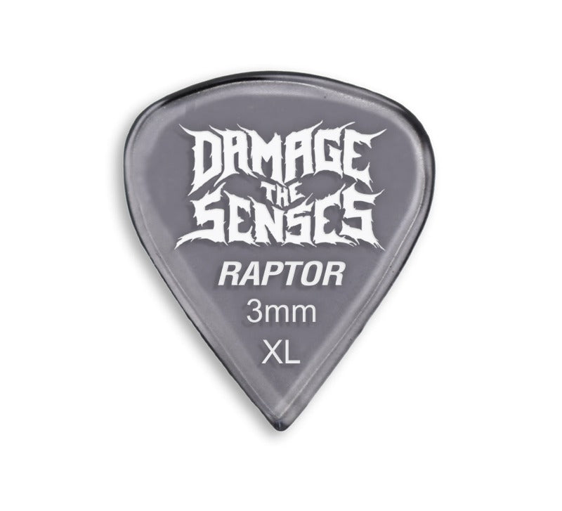 Acrylic Pick - Raptor 3mm (Smokey Purple) Damage The Senses