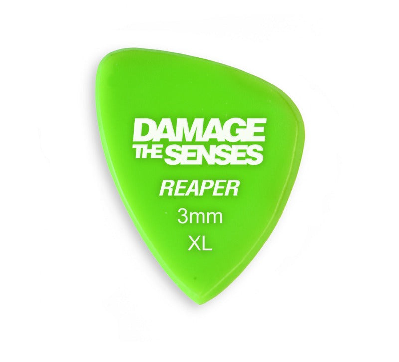 Acrylic Pick - Reaper 3mm (Apple Green) Damage The Senses