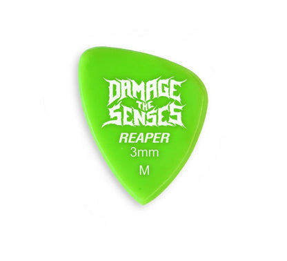 Acrylic Pick - Reaper 3mm (Apple Green) Damage The Senses